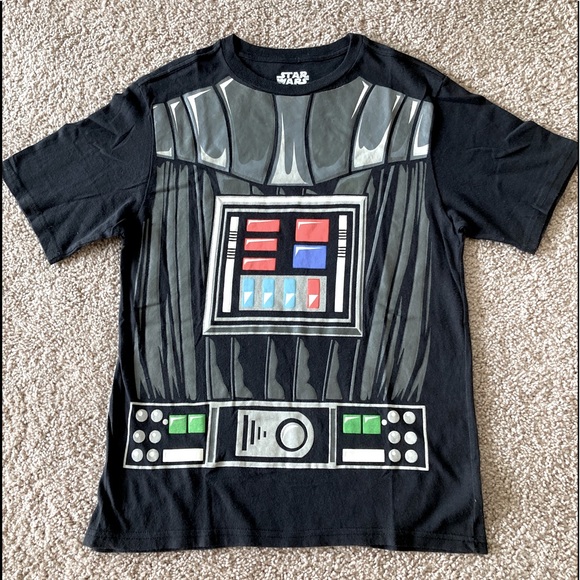 STAR WARS Dark Vader T-Shirt Kids Tees Size XLarge (14/16) Black - Picture 6 of 6